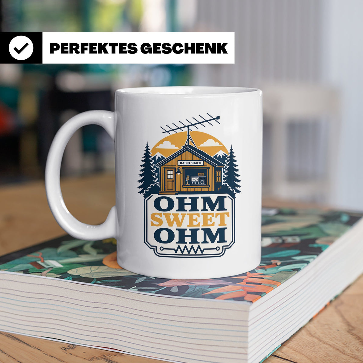Amateurfunk Tasse Ohm Sweet Ohm - Geschenk für Funkamateur E – Weiß [farbe:weiß]