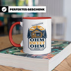Amateurfunk Tasse Ohm Sweet Ohm - Geschenk für Funkamateur E – Rot [farbe:rot]