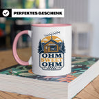 Amateurfunk Tasse Ohm Sweet Ohm - Geschenk für Funkamateur E – Rosa [farbe:rosa]