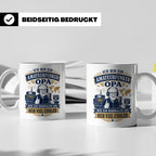 Amateurfunk Tasse Amateurfunker Opa wie ein normaler Opa nur – Weiß [farbe:weiß]