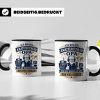 Amateurfunk Tasse Amateurfunker Opa wie ein normaler Opa nur – Schwarz [farbe:schwarz]
