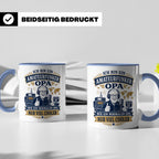 Amateurfunk Tasse Amateurfunker Opa wie ein normaler Opa nur – Blau [farbe:blau]
