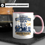 Amateurfunk Tasse Amateurfunker Opa wie ein normaler Opa nur – Rosa [farbe:rosa]