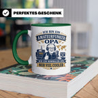 Amateurfunk Tasse Amateurfunker Opa wie ein normaler Opa nur – Grün [farbe:grün]
