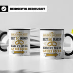 Goldene Hochzeit Tasse Seit 50 Jahren habe ich den da an der – Schwarz [farbe:schwarz]