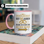 Goldene Hochzeit Tasse Seit 50 Jahren habe ich den da an der – Rosa [farbe:rosa]