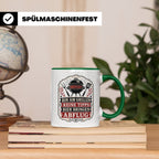 Grill Tasse Bin am Grillen keine Tipps Bier bringen Abflug - – Grün [farbe:grün]