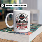 Grill Tasse Bin am Grillen keine Tipps Bier bringen Abflug - – Weiß [farbe:weiß]