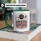 Grill Tasse Bin am Grillen keine Tipps Bier bringen Abflug - – Grün [farbe:grün]