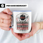 Grill Tasse Bin am Grillen keine Tipps Bier bringen Abflug - – Blau [farbe:blau]