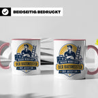 Hausmeister Tasse Alles wird gut der Hausmeister ist jetzt d – Rosa [farbe:rosa]