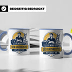 Hausmeister Tasse Alles wird gut der Hausmeister ist jetzt d – Blau [farbe:blau]