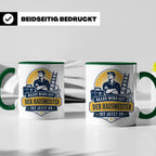 Hausmeister Tasse Alles wird gut der Hausmeister ist jetzt d – Grün [farbe:grün]
