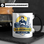 Hausmeister Tasse Alles wird gut der Hausmeister ist jetzt d – Schwarz [farbe:schwarz]