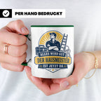 Hausmeister Tasse Alles wird gut der Hausmeister ist jetzt d – Grün [farbe:grün]