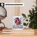 Anästhesie Tasse Wer diskutiert wird intubiert - Lustiges Ge – Weiß [farbe:weiß]