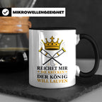 Gute Besserung Tasse Reichet mir die Krücken - Lustiges Gesc – Schwarz [farbe:schwarz]