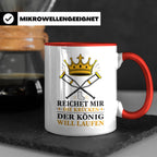 Gute Besserung Tasse Reichet mir die Krücken - Lustiges Gesc – Rot [farbe:rot]