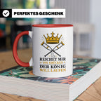 Gute Besserung Tasse Reichet mir die Krücken - Lustiges Gesc – Rot [farbe:rot]