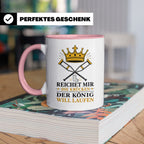 Gute Besserung Tasse Reichet mir die Krücken - Lustiges Gesc – Rosa [farbe:rosa]