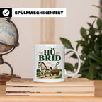 Kutsche Tasse Hü Brid - Lustiges Geschenk für Kutscher Pferd – Weiß [farbe:weiß]