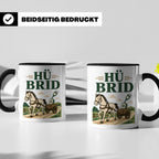 Kutsche Tasse Hü Brid - Lustiges Geschenk für Kutscher Pferd – Schwarz [farbe:schwarz]