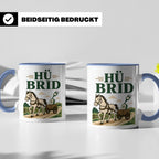 Kutsche Tasse Hü Brid - Lustiges Geschenk für Kutscher Pferd – Blau [farbe:blau]