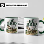 Kutsche Tasse Hü Brid - Lustiges Geschenk für Kutscher Pferd – Grün [farbe:grün]