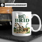 Kutsche Tasse Hü Brid - Lustiges Geschenk für Kutscher Pferd – Weiß [farbe:weiß]