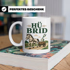 Kutsche Tasse Hü Brid - Lustiges Geschenk für Kutscher Pferd – Weiß [farbe:weiß]