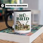 Kutsche Tasse Hü Brid - Lustiges Geschenk für Kutscher Pferd – Schwarz [farbe:schwarz]