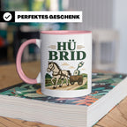 Kutsche Tasse Hü Brid - Lustiges Geschenk für Kutscher Pferd – Rosa [farbe:rosa]