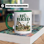 Kutsche Tasse Hü Brid - Lustiges Geschenk für Kutscher Pferd – Grün [farbe:grün]