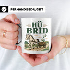 Kutsche Tasse Hü Brid - Lustiges Geschenk für Kutscher Pferd – Weiß [farbe:weiß]