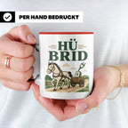 Kutsche Tasse Hü Brid - Lustiges Geschenk für Kutscher Pferd – Rot [farbe:rot]