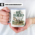 Kutsche Tasse Hü Brid - Lustiges Geschenk für Kutscher Pferd – Blau [farbe:blau]
