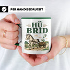 Kutsche Tasse Hü Brid - Lustiges Geschenk für Kutscher Pferd – Grün [farbe:grün]