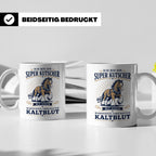 Kutscher Tasse Super Kutscher mit wahnsinnig fabelhaftem Kal – Weiß [farbe:weiß]