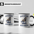 Kutscher Tasse Super Kutscher mit wahnsinnig fabelhaftem Kal – Schwarz [farbe:schwarz]