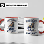 Kutscher Tasse Super Kutscher mit wahnsinnig fabelhaftem Kal – Rot [farbe:rot]