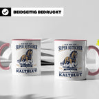 Kutscher Tasse Super Kutscher mit wahnsinnig fabelhaftem Kal – Rosa [farbe:rosa]