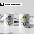 Kutscher Tasse Seine Majestät der Kutscher betritt den Raum  – Weiß [farbe:weiß]