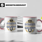 Kutscher Tasse Seine Majestät der Kutscher betritt den Raum  – Rosa [farbe:rosa]