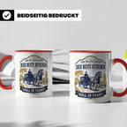 Kutscher Tasse Der beste Kutscher voll in Fahrt - Geschenk f – Rot [farbe:rot]