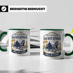 Kutscher Tasse Der beste Kutscher voll in Fahrt - Geschenk f – Grün [farbe:grün]