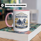 Kutscher Tasse Der beste Kutscher voll in Fahrt - Geschenk f – Rosa [farbe:rosa]