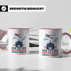 Modellflug Tasse Der tut nix der will nur Modell fliegen - G – Rosa [farbe:rosa]