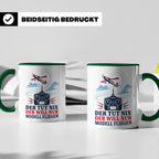 Modellflug Tasse Der tut nix der will nur Modell fliegen - G – Grün [farbe:grün]