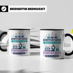 MTLA Tasse Kompetent genug um als MTLA zu arbeiten - Geschen – Schwarz [farbe:schwarz]