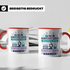 MTLA Tasse Kompetent genug um als MTLA zu arbeiten - Geschen – Rot [farbe:rot]